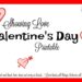 Showing Love Valentine's Day Printable